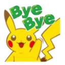 Telegram sticker ✋ pikachu