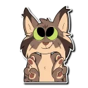 Video sticker 😁 Lynx!