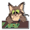Telegram sticker 🔋 Lynx!