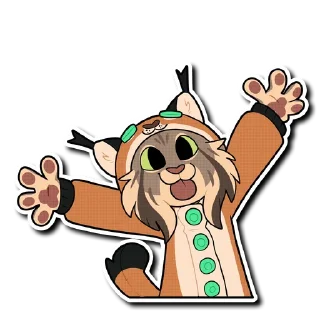 Video sticker 😃 Lynx!