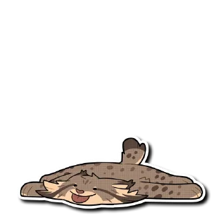 Telegram sticker 😛 Lynx!