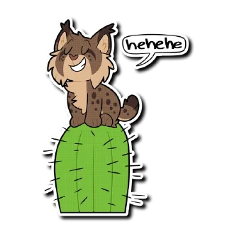 Video sticker 🌵 Lynx!