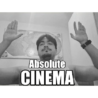 Telegram sticker 😀 🎬 Meme | Absolute Cinema
