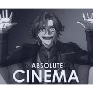 Telegram sticker 😀 🎬 Meme | Absolute Cinema