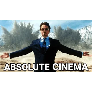 Telegram sticker 😀 🎬 Meme | Absolute Cinema