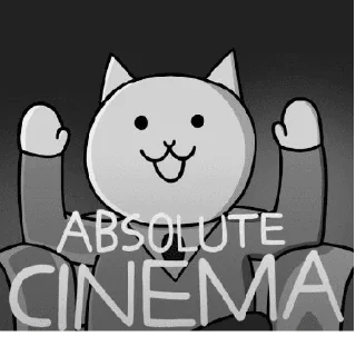 Telegram sticker 😀 🎬 Meme | Absolute Cinema