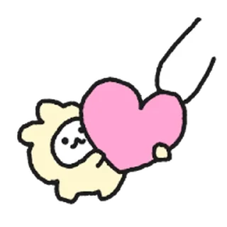 Telegram stiker ⭐ 꼬물꼬물 따랑해 토식이 5 @moe_sticker_bot