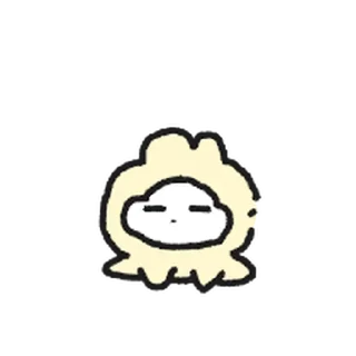 Telegram stiker ⭐ 꼬물꼬물 따랑해 토식이 5 @moe_sticker_bot
