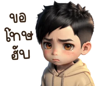 Telegram sticker ⭐ เด็กชายน่ารักตัวตึงตึง