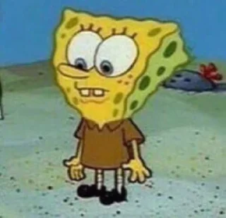 Telegram sticker 🧽 Sponge meme @fl6rk