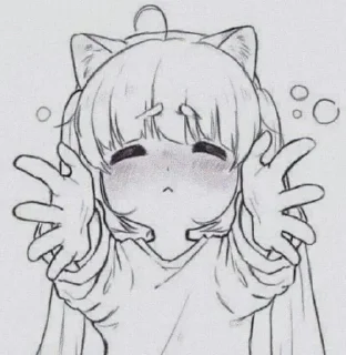 Telegram sticker 🤗 マンガ by @krnmama ❤️