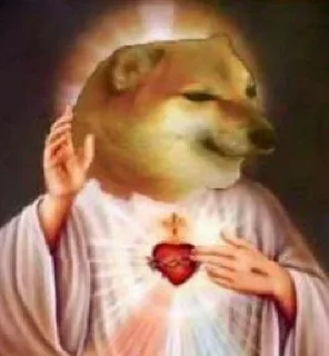 Telegram sticker ✝ MOOD DOGS | @HOLYPULPFICTION