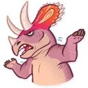 Telegram sticker 😡 Динозаври