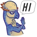 Telegram sticker 😤 Динозаври