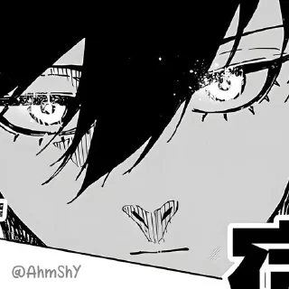 Telegram sticker ⚽ - ᗷY @ahMshY 𓉮 . Itoshi Rin ( Manga )