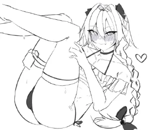 Telegram sticker 🌟 Astolfo Rule34