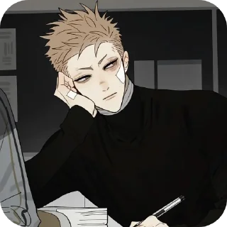 Telegram sticker 😶 Mo Guan Shan @stickmiw