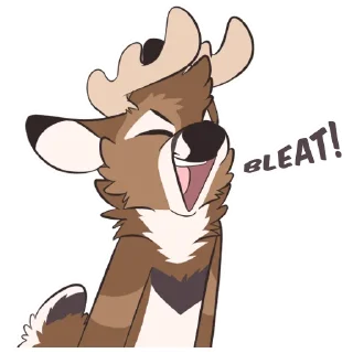 Sticker 🔊 Deer Stickers by Pulexart.com