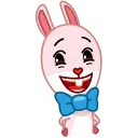 Sticker 😂 Bowtie Bunny