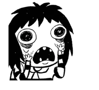 Telegram sticker 😫 Sarah Andersen | @Sigariye_mn