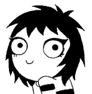 Telegram sticker 😌 Sarah Andersen | @Sigariye_mn