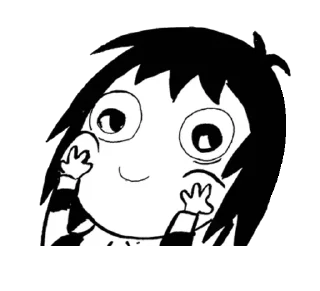 Telegram sticker 😇 Sarah Andersen | @Sigariye_mn