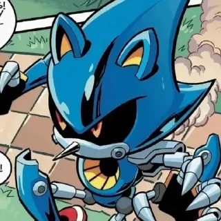 Telegram sticker 🤖 Metal Sonic by @sonic_the_hednehog