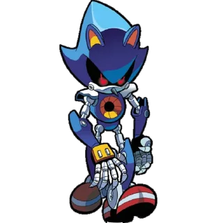 Telegram sticker 🚶 Metal Sonic by @sonic_the_hednehog