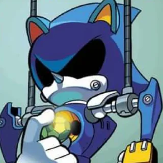 Telegram sticker 😶 Metal Sonic by @sonic_the_hednehog