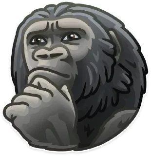 Telegram sticker 🐵 @ereeennn's kang pack Vol.1