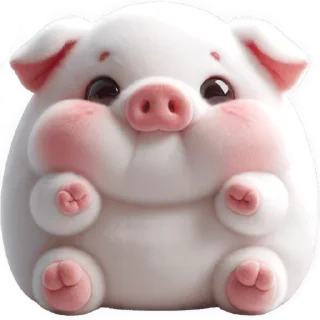 Telegram sticker 🥺 Свинка Пипка @Nyasticks