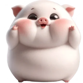 Telegram sticker 😇 Свинка Пипка @Nyasticks