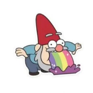 Telegram sticker 🧸 Гравити фолз. @Arni_Asterisk