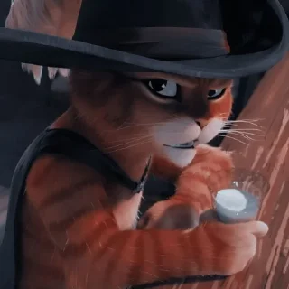 Video sticker 😒 GATO DE BOTAS @musicaoumeme