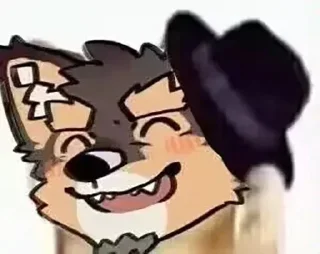 Telegram sticker 🎩 帕狗