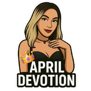 Sticker 👑 April Devotion goddess