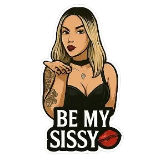 Telegram sticker 💋 April Devotion goddess