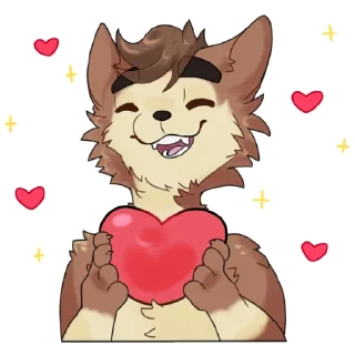 Telegram sticker ❤️ JT!