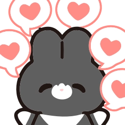 Sticker ❤️ Tulip Bunny - @ShoutoEmoji