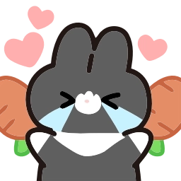 Sticker 😭 Tulip Bunny - @ShoutoEmoji