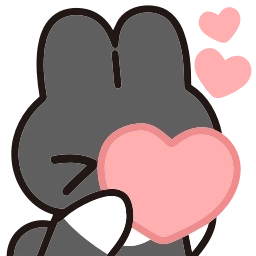 Sticker 💕 Tulip Bunny - @ShoutoEmoji