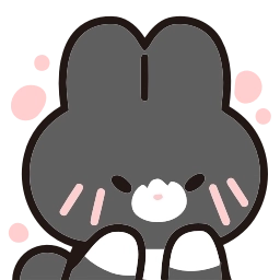 Sticker 😳 Tulip Bunny - @ShoutoEmoji