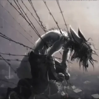 Video sticker 😞 sad wolf pack