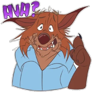 Telegram sticker 🤨 Matt GauFur 🦊