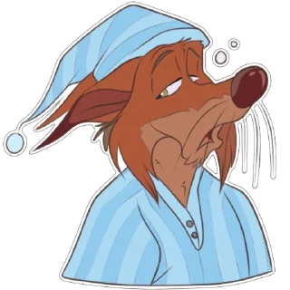 Telegram sticker 😴 Matt GauFur 🦊