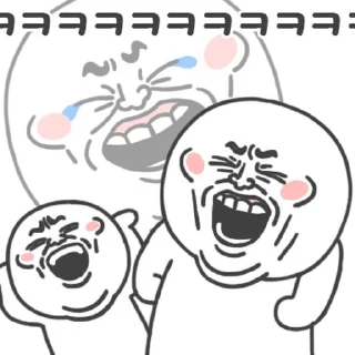 Telegram sticker 💬 Jjallongman's Many Expressions Ver. 3 By @KakaoEmoticon