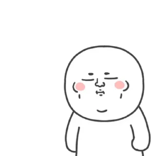 Telegram sticker 💬 Jjallongman's Many Expressions Ver. 3 By @KakaoEmoticon