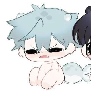 Telegram sticker 💋 ֵ    ⏝ ︶  @kkouuadpt  ⸝⸝  ִ