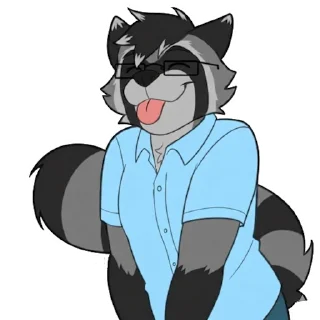 Telegram stiker 😛 Danny Raccoon