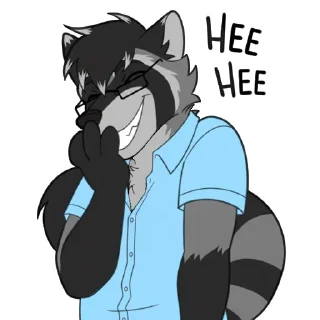 Telegram sticker 🤣 Danny Raccoon